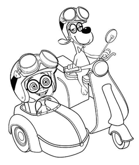 Mr Peabody And Sherman Coloring Pages