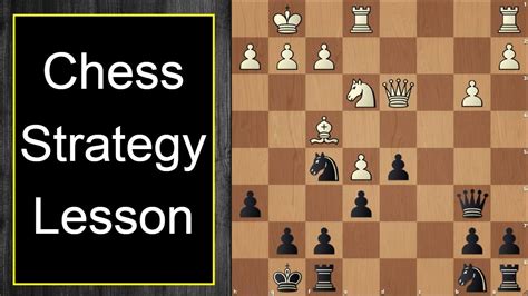 Chess Strategy Lesson Middlegame Youtube