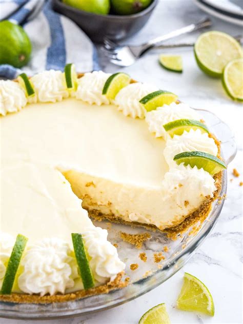 No Bake Key Lime Pie Is A Delicious Easy Summer Dessert Made With Only
