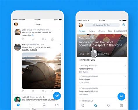 Twitter Updates Its Ios App The Revamp Version Includes Section Based