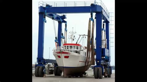 100 Ton Hydraulic Boat Lift Hoist Yacht Gantry Crane Price Buy Boat