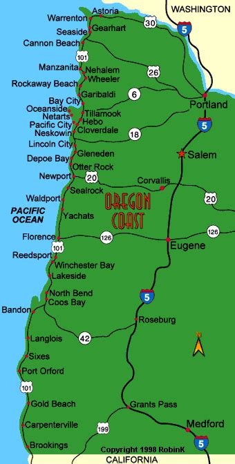 Oregon Coast Places Pinterest Oregon Coast Oregon And Maps