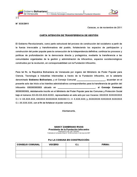 Modelo Carta De Intension Transferencia By Militza Izaguirre Issuu