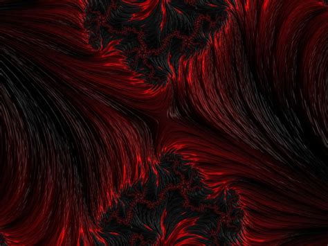 Red Dark Threads Abstract Art Wallpaper Hd Image Picture