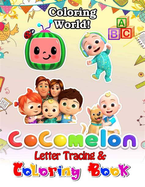 Coloring World Cocomelon Letter Tracing And Coloring Book A Z Letter