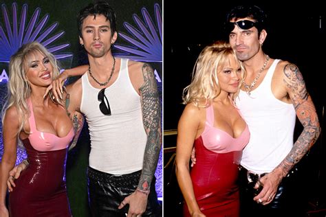 Megan Fox Machine Gun Kelly Dress As Pamela Anderson And Tommy Lee For