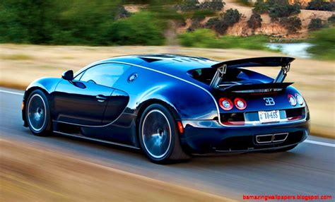 Bugatti Veyron Super Sport 2014 Blue Amazing Wallpapers