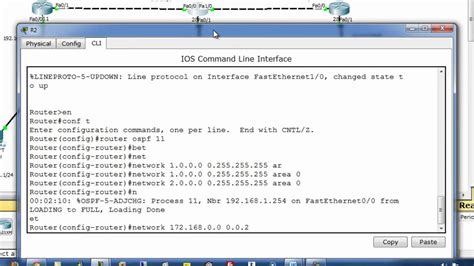 Ospf Configuration On Cisco Router Youtube