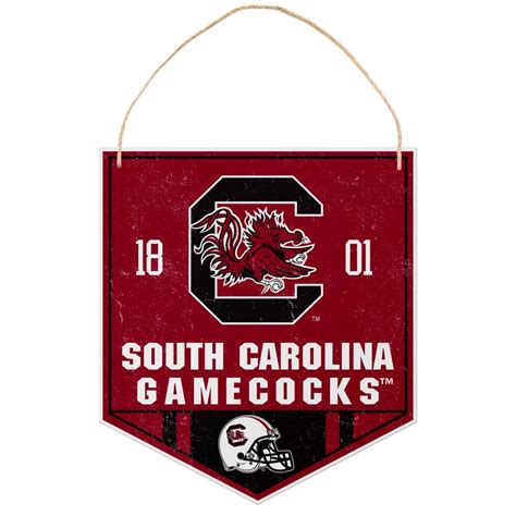 South Carolina Gamecocks Metal Garden Sign