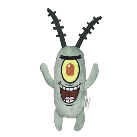 Nickelodeon Spongebob Squarepants Plankton Figure Plush Dog Toy 9 Inch