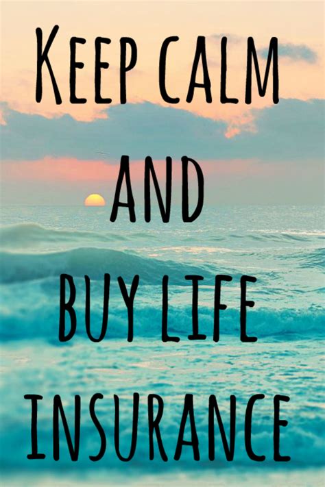 A slogan is worth as logo. Keep calm and buy life insurance - Survival Mom