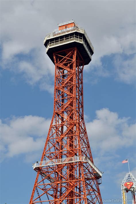 Oil Derrick Observation Tower Guide To Six Flags Over Texas