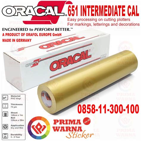 Biasanya bersifat glossy, mate atau doff dan penggunaannya bisa merk vinyl yang biasa digunakan adalah : ORACAL - Laman 4 - Pusat Bahan dan Aksesoris Sticker