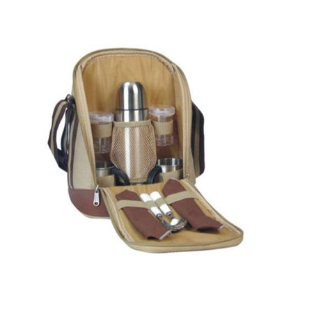 Coffee Carrier Camping Backpack Traditional Picnic Baskets By