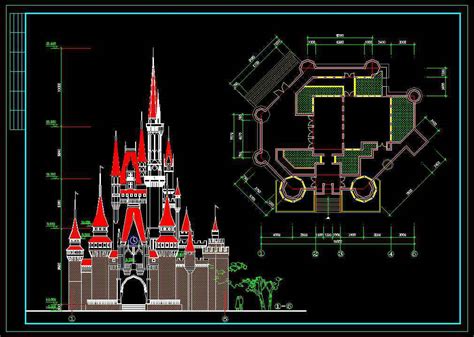 Dream Castle Cad Drawings 2 Free Autocad Blocks And Drawings Download