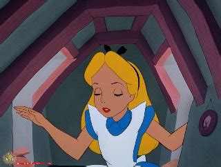 The 'alice in wonderland' sequel capitalizes on daylights savings time. Alice in Wonderland (Disney) : Size Change: Growth (Revert)
