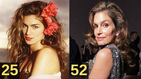Cindy Crawford From 7 To 52 Years Old Youtube