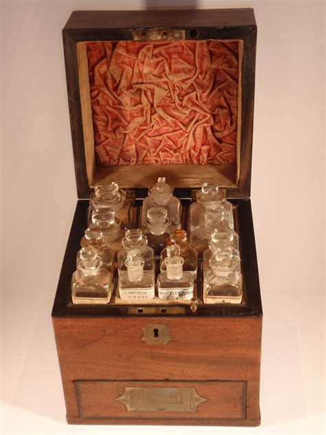 Antique Apothecary Box, ca. 1850 - 1870 - Fleaglass