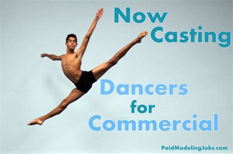 Commercial Dancers Paid Modeling Jobs