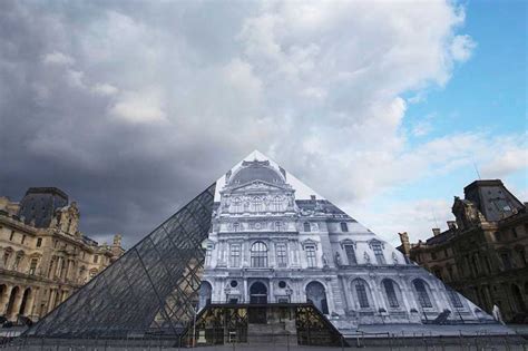 Magic Street Artist Jr Makes The Louvre Disappear With A Monumental