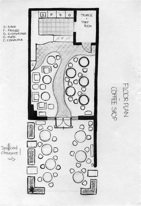 Coffee Shop Floor Plan Design Floorplans Click