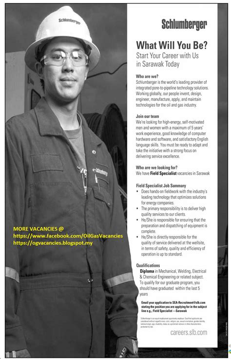 The notification is for recruitment of staff nurse, mphw(f), others. Oil &Gas Vacancies: Field Specialist - Schlumberger - Sarawak