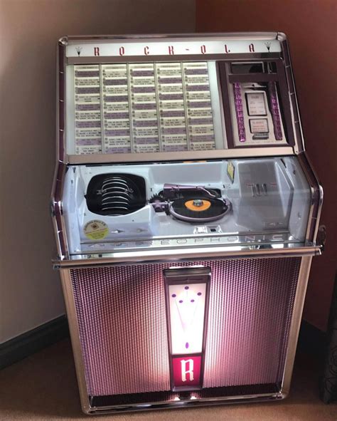 Rock Ola Princess Vinyl Jukebox The Games Room Company