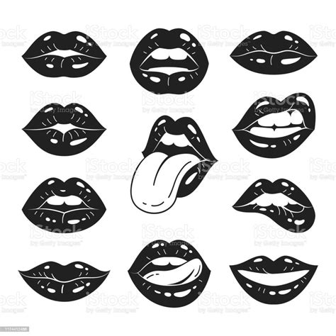 Lips Collection Stock Illustration Download Image Now Istock