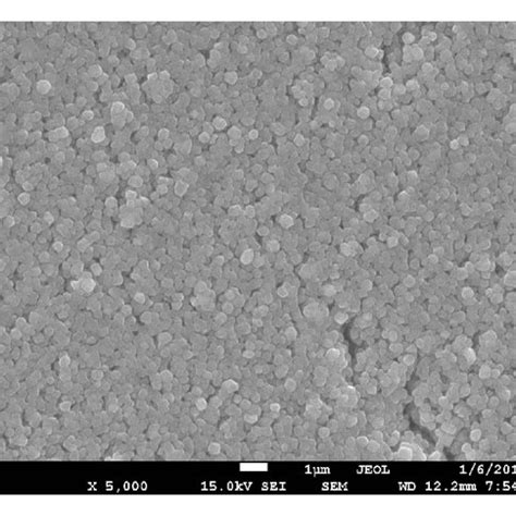 The Cross Sectional A And Top View B SEM Morphologies Of Al NiO