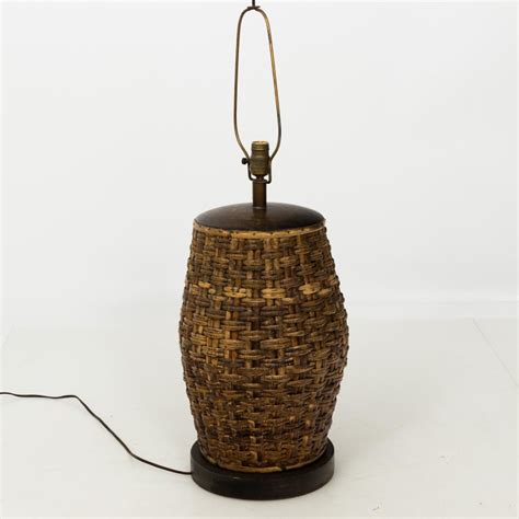 Get info of suppliers, manufacturers, exporters, traders of bamboo for buying in india. Woven Bamboo Lamp For Sale at 1stdibs