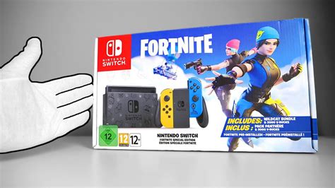 Nintendo Switch Fortnite Console 2 Unboxing Special Edition Wildcat