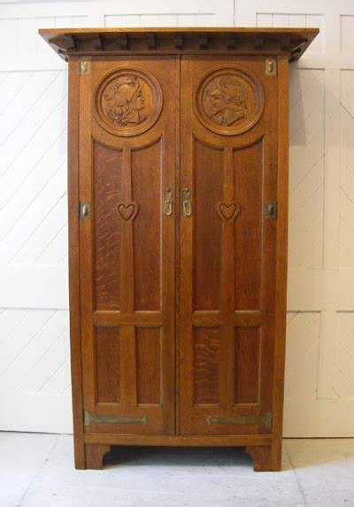 Arts And Crafts Hall Cupboard By Shapland And Petter Of Barnstable