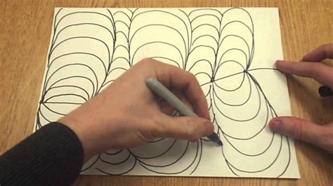 Easy Op Art Drawing This Video Clearly Demonstrates A Simple Approach