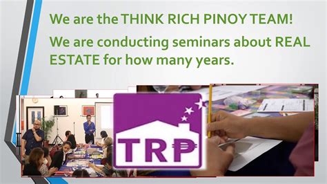 Think Rich Pinoy Abundance Seminar Youtube