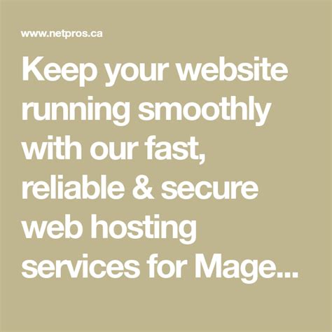 Keep Your Website Running Smoothly With Our Fast Reliable Secure Web
