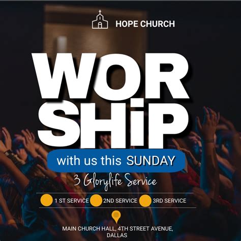Copy Of Worship Postermywall