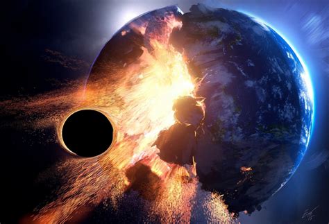 These were used in three ways. Wallpaper Earth Collapse, Meteor, Black Hole - WallpaperMaiden