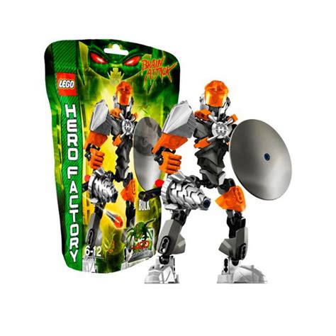 ¡diversión asegurada con nuestros juegos de lego! Children's - Lego Hero Factory Bulk para armar un soldado con escudo naranja y gris