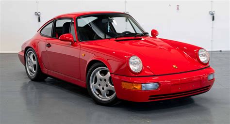 Extremely Sought After 1991 Porsche 964 Carrera Rs Has Just 102 Miles