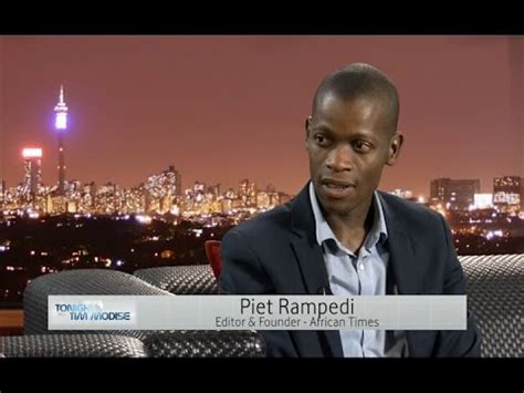 Is your network connection unstable or browser. Piet Rampedi slams 'white cabal' of biased coverage of corruption - YouTube