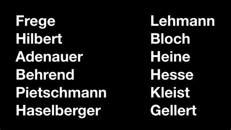 Vlog 20200929 German Last Names Nachnamen Familiennamen Youtube