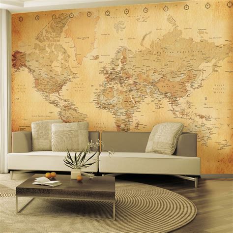 Give Any Room A Stunning Makeover With This Chic And Stylish World Map