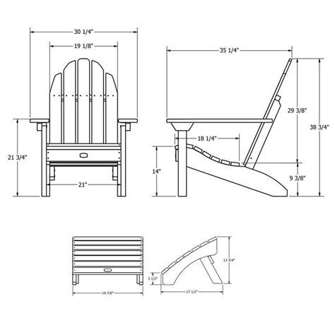 Free Printable Adirondack Chair Plans Customize And Print