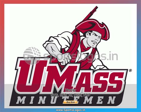 Massachusetts Minutemen College Sports Vector Svg Logo In 5 Formats Spln002553 • Sports