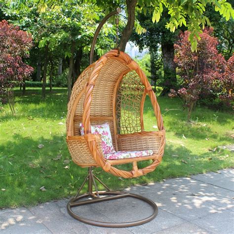Patio Single Seat Swing Hanging Chairoutdoor Wooden Swings For Adults