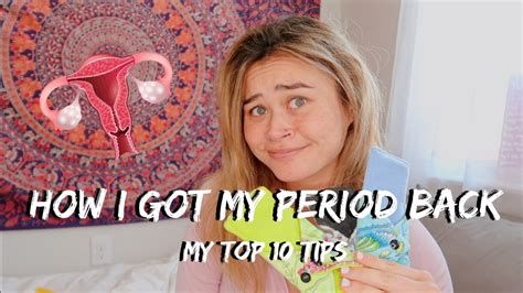How I Got My Period Back 🌛 Youtube