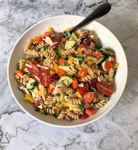 Easy Pasta Salad Quick And Easy With Few Ingredients Sula And Spice