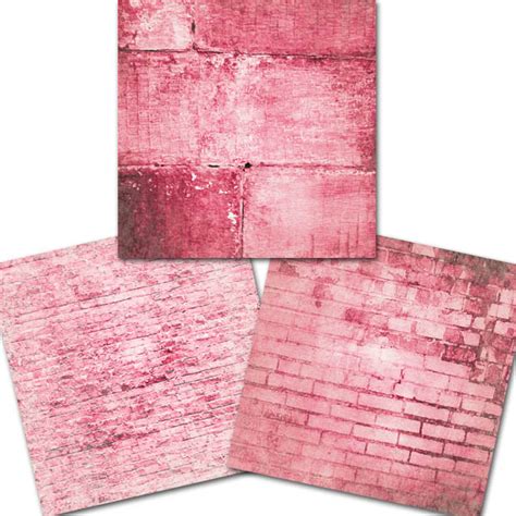 Red Brick Digital Paper Digital Scrapbooking Rustic Photo Digital