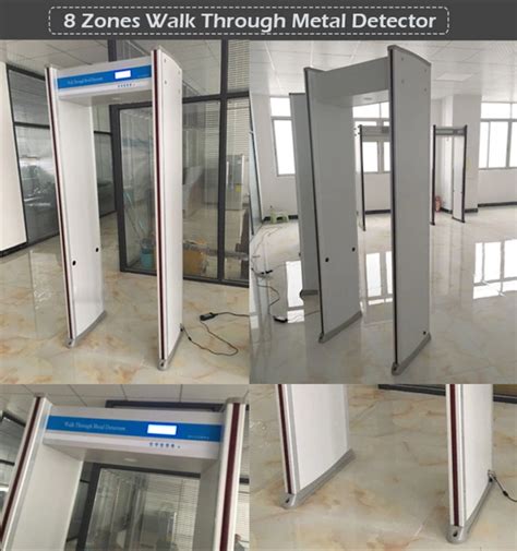 Smart Check Walk Through Metal Detector Portable 33 Zones Door Frame