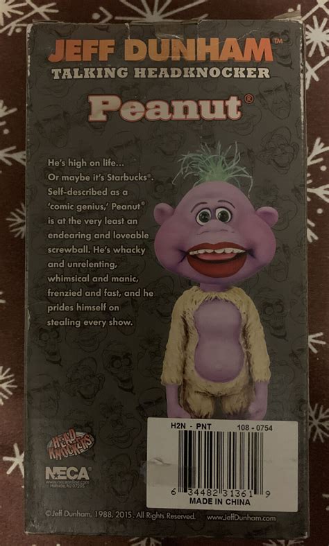 New Jeff Dunham Peanut Talking Headknocker Bobble Head Doll Ebay